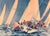 Late 20th Century “Rounding the Mark” Limited Edition Nautical Sailboat Print by Willard Bond For Sale - Image 4 of 12