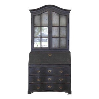 Swedish 18th Century Baroque Vitrine For Sale