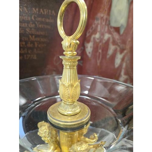 French Empire Ormolu and Cut Crystal Centerpiece from Thomire, 1810 For Sale - Image 4 of 16