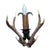 Vintage 1950s Antler Sconce For Sale