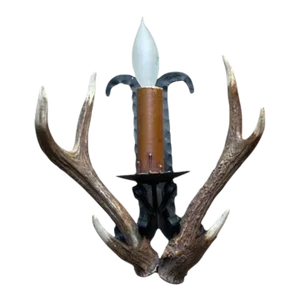 Vintage 1950s Antler Sconce