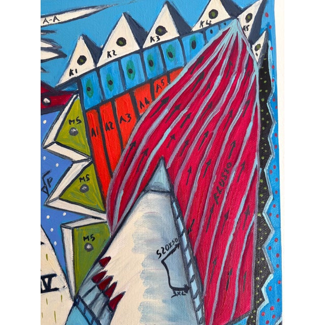 Mario D'altilia, the Changing of the Hour, 2020, Oil on Canvas For Sale - Image 6 of 11