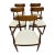 Mid-Century Modern Drexel Declaration Walnut Dining Chairs - Set of 5 For Sale