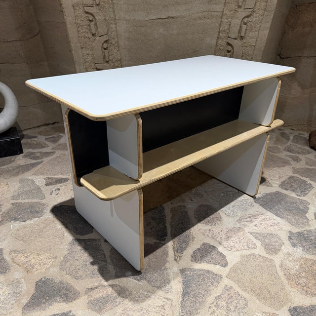 Wood Custom Desk Soft Edges VDG 26 Pr For Sale - Image 7 of 11