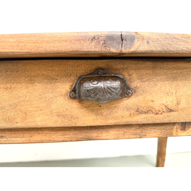 Vintage Farmhouse Table in Light Pine, 1950s For Sale - Image 12 of 18