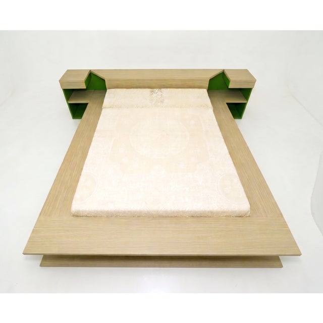 Geometric Double Bed by Dario Nasuti For Sale - Image 6 of 9
