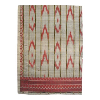 Antique Textile Design Gouache on Paper For Sale