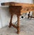 Early 20th Spanish Console Fold Out Table With Iron Stretcher and Two Drawers For Sale - Image 9 of 13