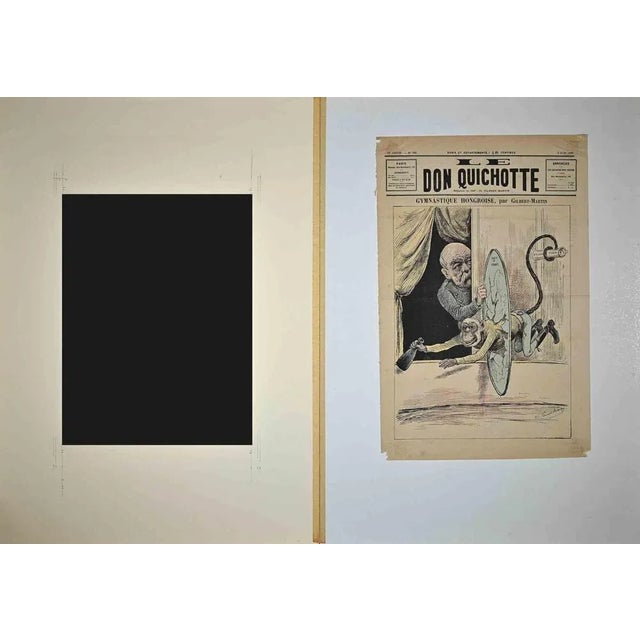 Gymnastique Hongroise, par Gilbert-Martin is an original artwork realized in 1888. First page of the journal "Le Don...