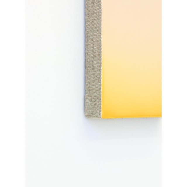 Contemporary Abstract Oil on Linen Over Board "L019" by Eric Cruikshank For Sale - Image 6 of 6