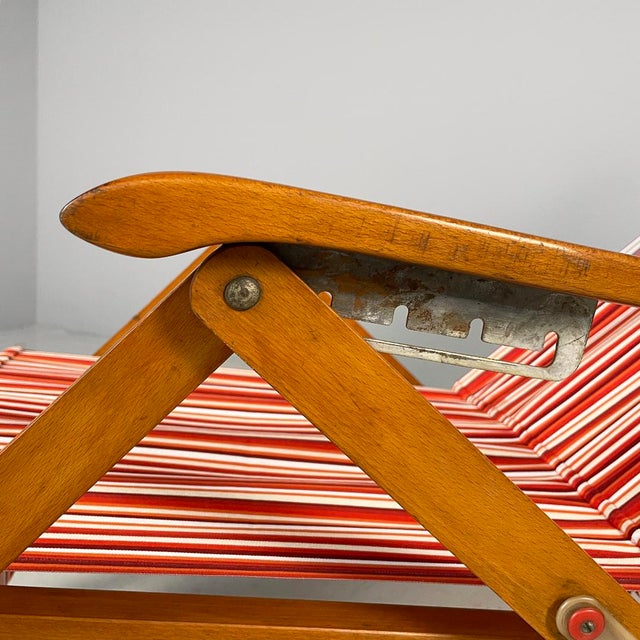 Italian Modern Capri Deck Chair from Fratelli Reguitti, 1960s For Sale - Image 9 of 17