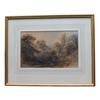 Charles Sharpe, Llanthony, Monmouthshire, 1848, Watercolor on Paper, Framed For Sale