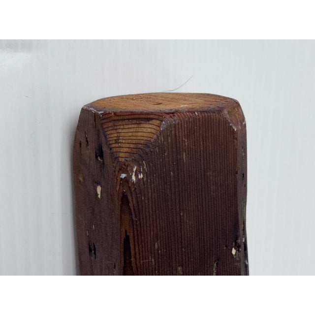 Antique Structural Single Bed Frame Post For Sale - Image 11 of 12