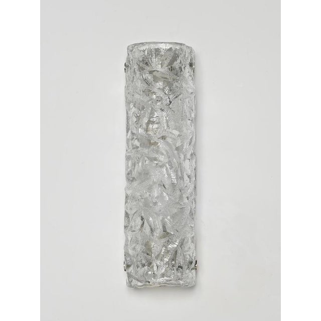 Large Sconces in Murano Ice-Glass from Kaiser Leuchten, 1960s, Set of 2 For Sale - Image 14 of 17
