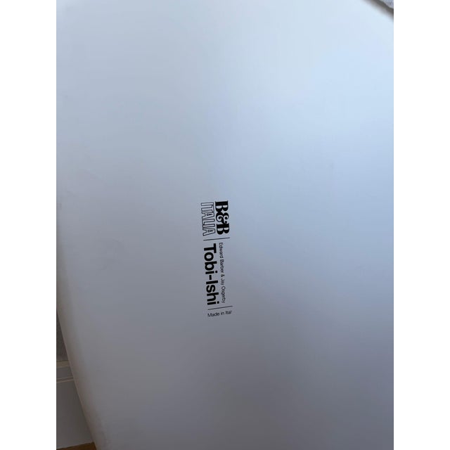 White Tobi-Ishi B&b Italia Rectangular Indoor Dining Table For Sale - Image 8 of 8