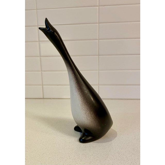 Black Vintage Late 20th Century Howard Pierce Porcelain Geese - Set of 3 For Sale - Image 8 of 12
