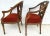 Wood Antique Hand Carved Walnut French Provincial Armchairs - Set of 2 For Sale - Image 7 of 13