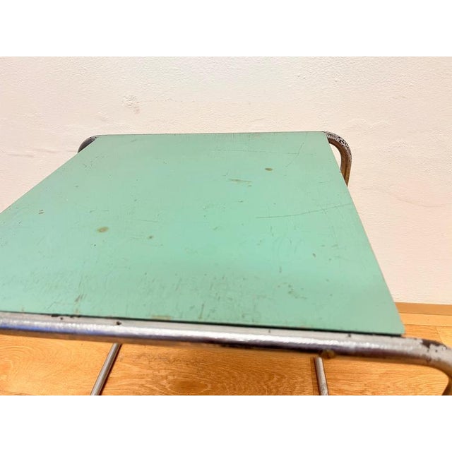 Bauhaus Bauhaus Chrome B9 Nesting Table attributed to Marcel Breuer, 1930s For Sale - Image 3 of 11