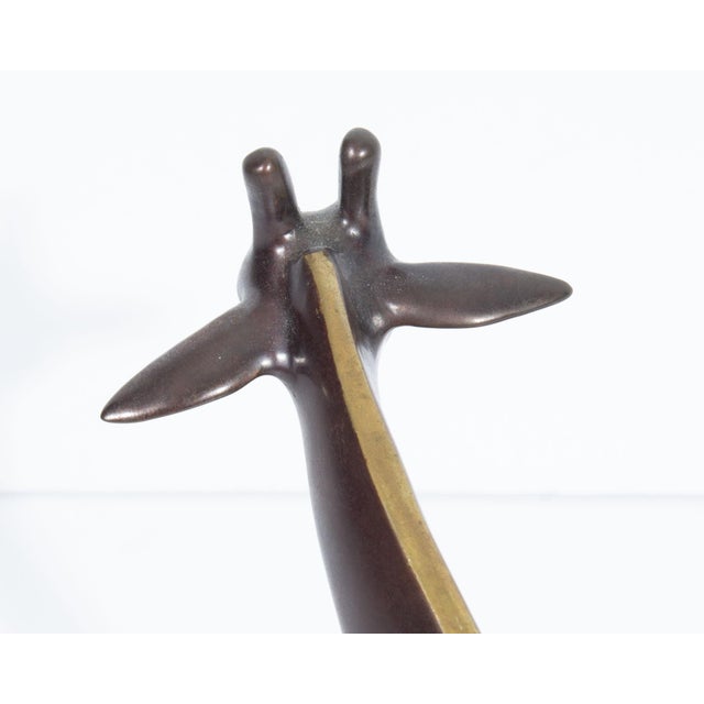 Bronze Bronze Giraffe Sculpture by Loet Vanderveen For Sale - Image 8 of 10