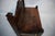 Brown Antique Walnut Bench Seat With Back Rest For Sale - Image 8 of 13
