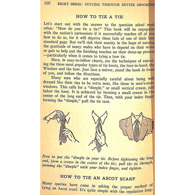 "Right Dress; Success Through Better Grooming" Bacharach, Bert 1955 For Sale - Image 10 of 12