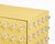 Contemporary Butter Yellow 90-Sphere Murano Glass Cabinet with Brass Legs from Justfurnituress SRL For Sale - Image 3 of 9