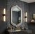 Gorgeous sophisticated contemporary design. This mirror frame handcrafted using natural mother of pearl and silver...