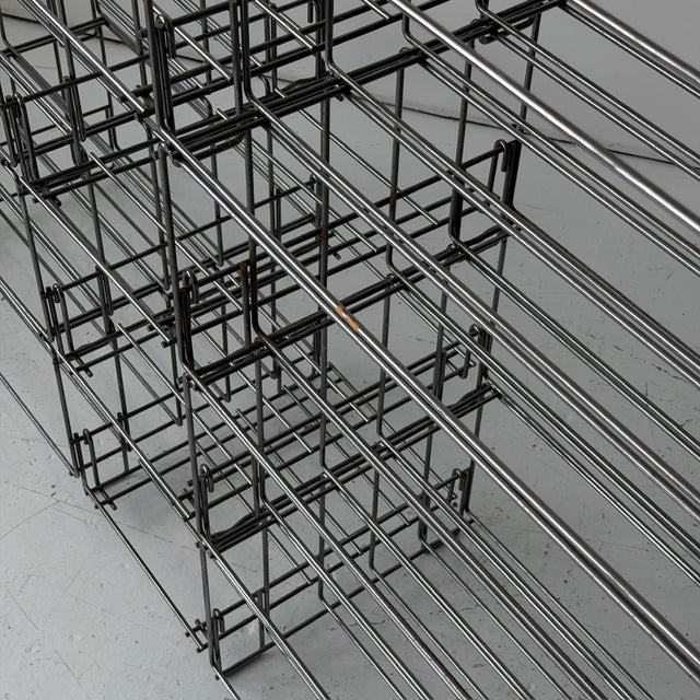 1990s Chrome Modular Shelving System For Sale - Image 4 of 11