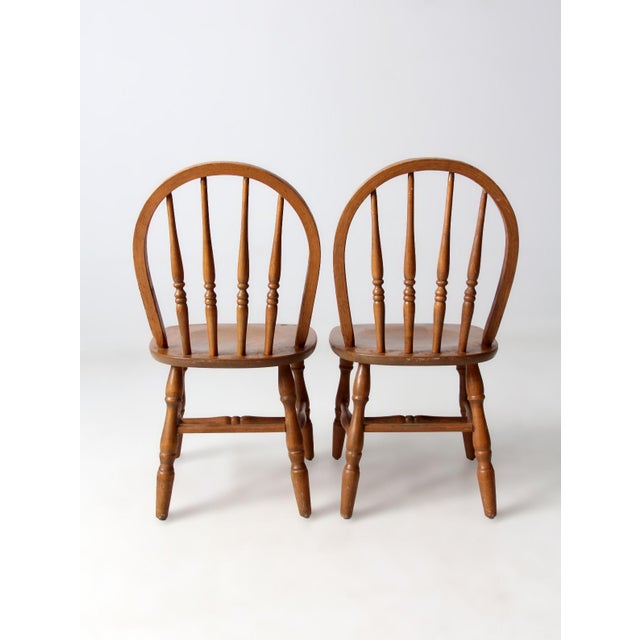 Vintage Windsor Children's Chairs | Union City Chair Co For Sale - Image 4 of 11