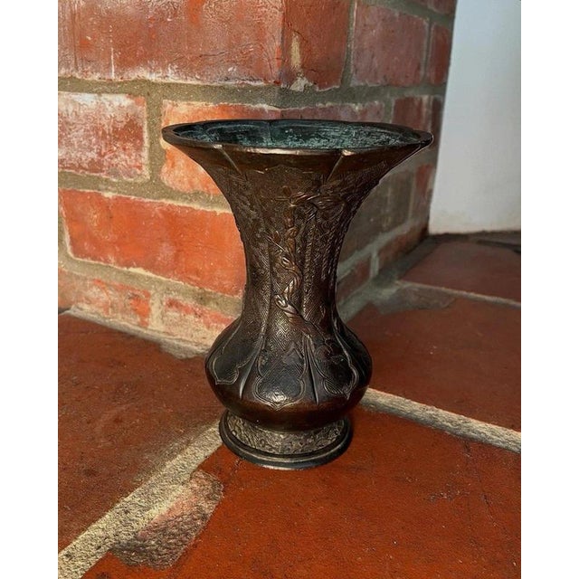 Antique 19th Century Japanese Bronze Baluster Vase, 1880 For Sale - Image 3 of 10