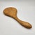 Hand-carved maple hand mirror with sculpted ergonomic handle and inset beveled glass