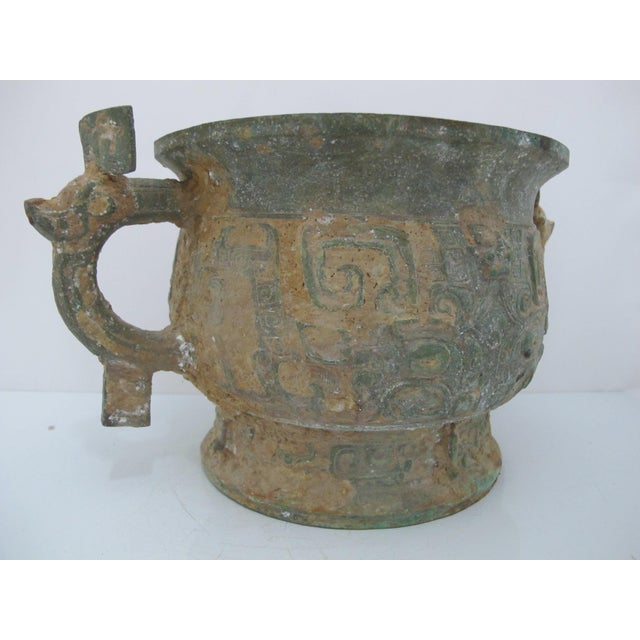 Chinese Archaic Bronze Ware Gui Western Zho Style Ritual Food Bowl Vessel For Sale - Image 4 of 12