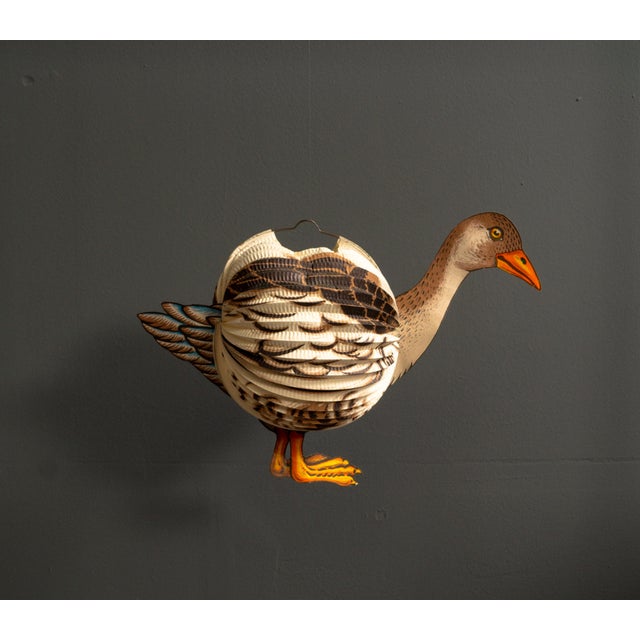 Paper Goose Lantern, West Germany, 1960s For Sale - Image 12 of 14