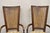 Hollywood Regency Vintage Hollywood Regency Tall Cane Back Fireside Lounge Armchairs - A Pair For Sale - Image 3 of 11