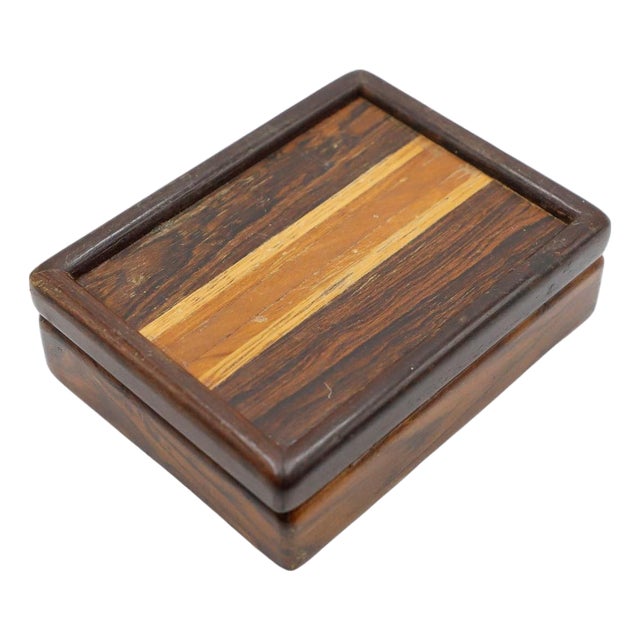 1960s Wood Box by Don Shoemaker For Sale