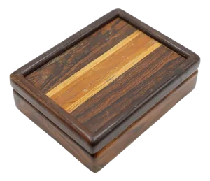 1960s Wood Box by Don Shoemaker