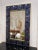 Blue Contemporary Brass & Blue Murano Glass Wall Mirror For Sale - Image 8 of 11