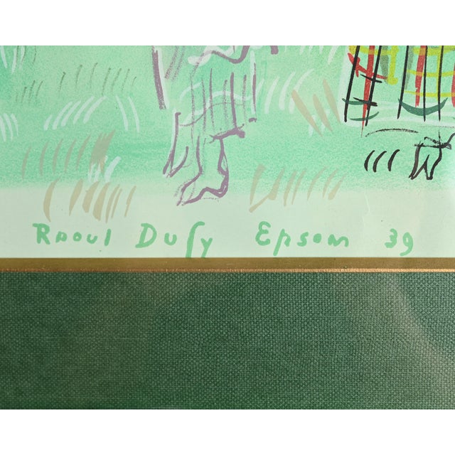 Charles Sorlier after Raoul Dufy, Epsom 39, 1960s, Lithograph For Sale - Image 11 of 13