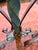 Tall Antique French Floral Tole Andirons For Sale - Image 9 of 17