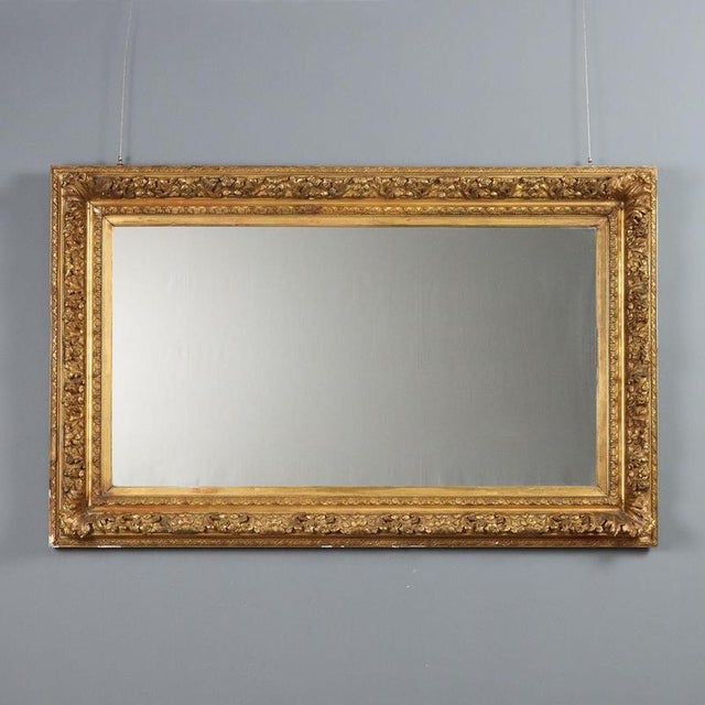 Mirror with Gilt Fir Frame For Sale - Image 11 of 11