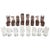 Vintage Michel Dumas Lucite Sculptural Chess Players ,Aubergine and Clear, French 1970's For Sale - Image 11 of 11