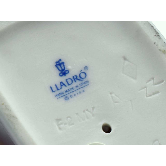 Blue Vintage Handmade Lladro Holy Family by Fulgencio García Figurine Spain For Sale - Image 8 of 8