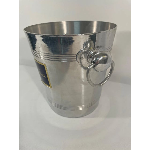 Silver Vintage French "Charles Heidsieck" Champagne Bucket Wine Cooler, Circa 1960s For Sale - Image 8 of 14