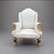 1900 - 1909 Antique Lounge Chair from Howard & Sons LTD , 1905 For Sale - Image 5 of 12