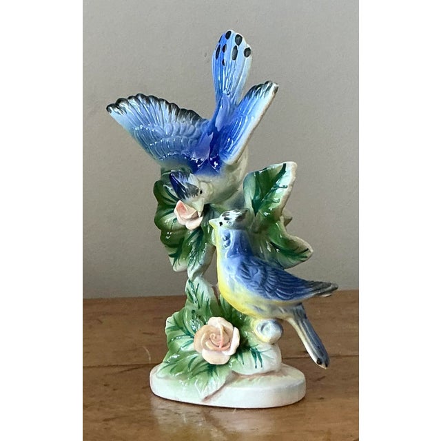 Vintage Regency Glazed Ceramic Bird For Sale In West Palm - Image 6 of 7