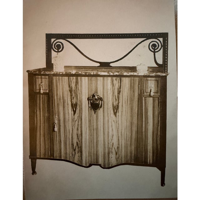De Coene Frères Vollständiges b.l.m. Zebrano Speisezimmer, Kortrijk 1927, 1920s, Set of 7 For Sale - Image 11 of 18