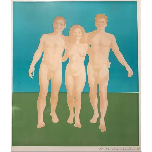 1965 Nudes Serigraph by Wynn Chamberlain For Sale