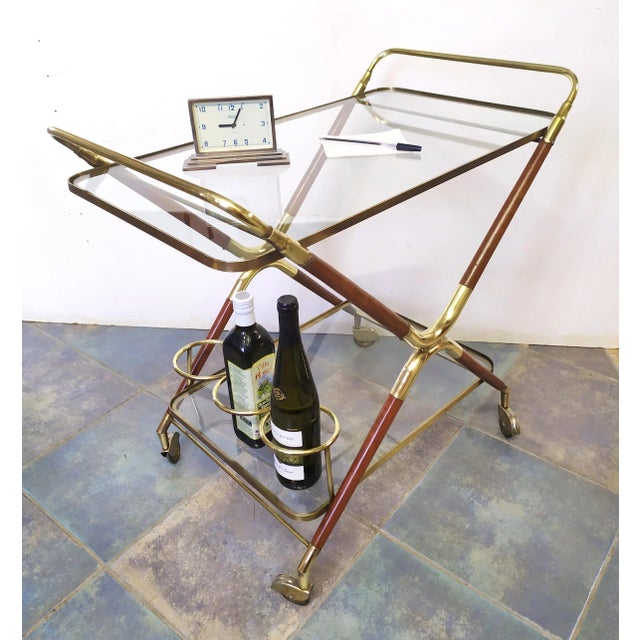 This trolley was attributed to Piero Fornasetti by the Boetto auction house in Genoa (see attached photos). On 06/21/2024...