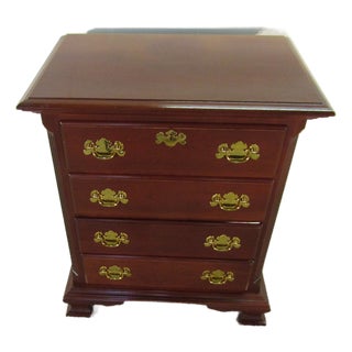 Colonial Furniture Solid Cherry Nightstand For Sale