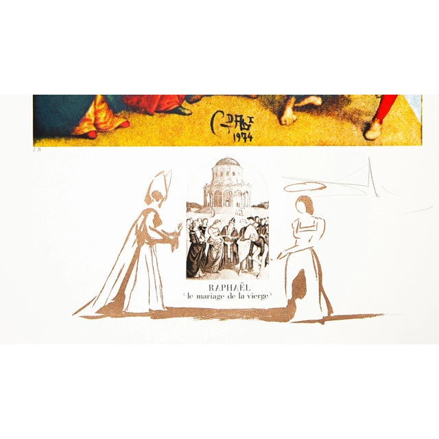 Salvador Dalí Salvador Dalí "Le Marriage De La Vierge" (Marriage of the Virgin) For Sale - Image 4 of 4